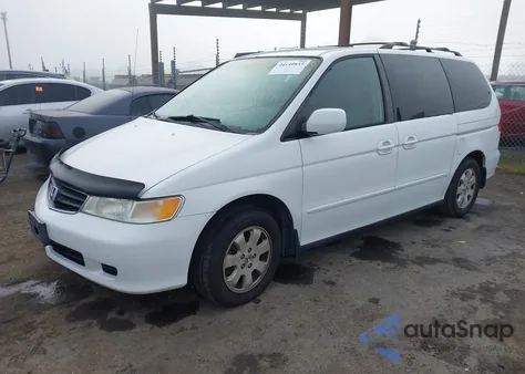 2003 Honda Odyssey Ex-L z USA, uszkodzony, nr VIN 5FNRL18793B040850
